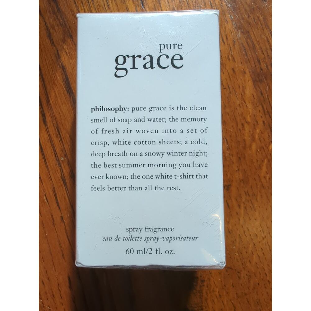 Philosophy Pure Grace 2 fl oz Spray Fragrance New Sealed Eau De Toilette Perfume